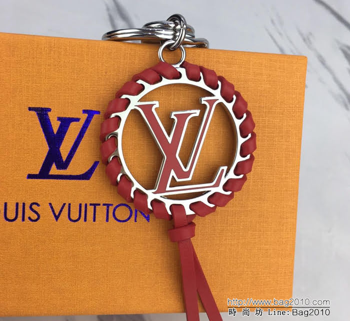 路易威登LV 頂級原單 M63082黑色 LV Circle為特色 Very包飾與鑰匙扣 鑰匙環 彈簧扣上刻有路易威登簽名字樣  ydh1040